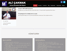 Tablet Screenshot of alicakmak.com
